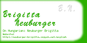 brigitta neuburger business card